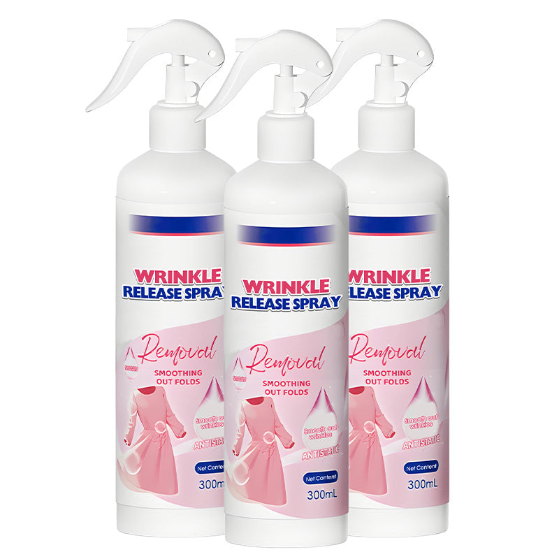 🥳2026 HOT SALE🥳💞50K+ SOLD!👔❤️🔥 50% OFF! Multi‑Functional Wrinkle Release Spray – Sprays away creases in minutes. Removes odours, gentle on fabrics. No ironing needed! A travel must‑have. 👕✨