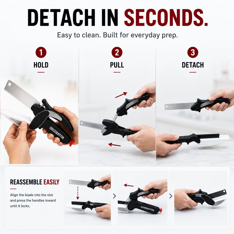 Vodlans™ 2-in-1 Kitchen Scissors – Cut Food Faster With Less Mess