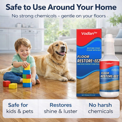 Vodlans™ Floor Restorer – Fast-drying, non-toxic shine. ✨