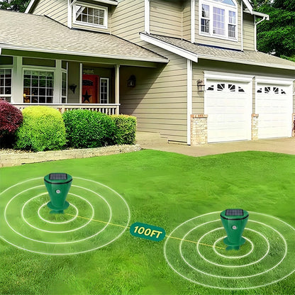 💥Hot Sale 50% OFF🌿Solar Powered Waterproof Screw Mole Repellent