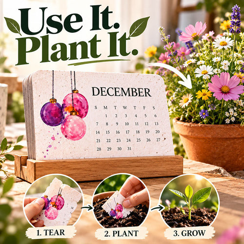 🌱 2027 Plantable Calendar – Use It. Plant It. Watch It Grow.