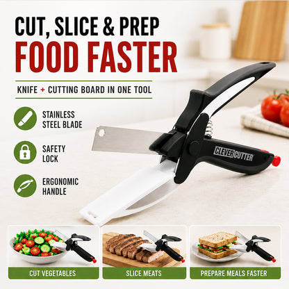 Vodlans™ 2-in-1 Kitchen Scissors – Cut Food Faster With Less Mess