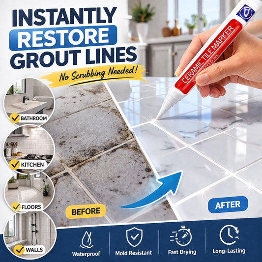 Vodlans™ Anti-Mould & Waterproof Joint Pen for Ceramic Tiles!