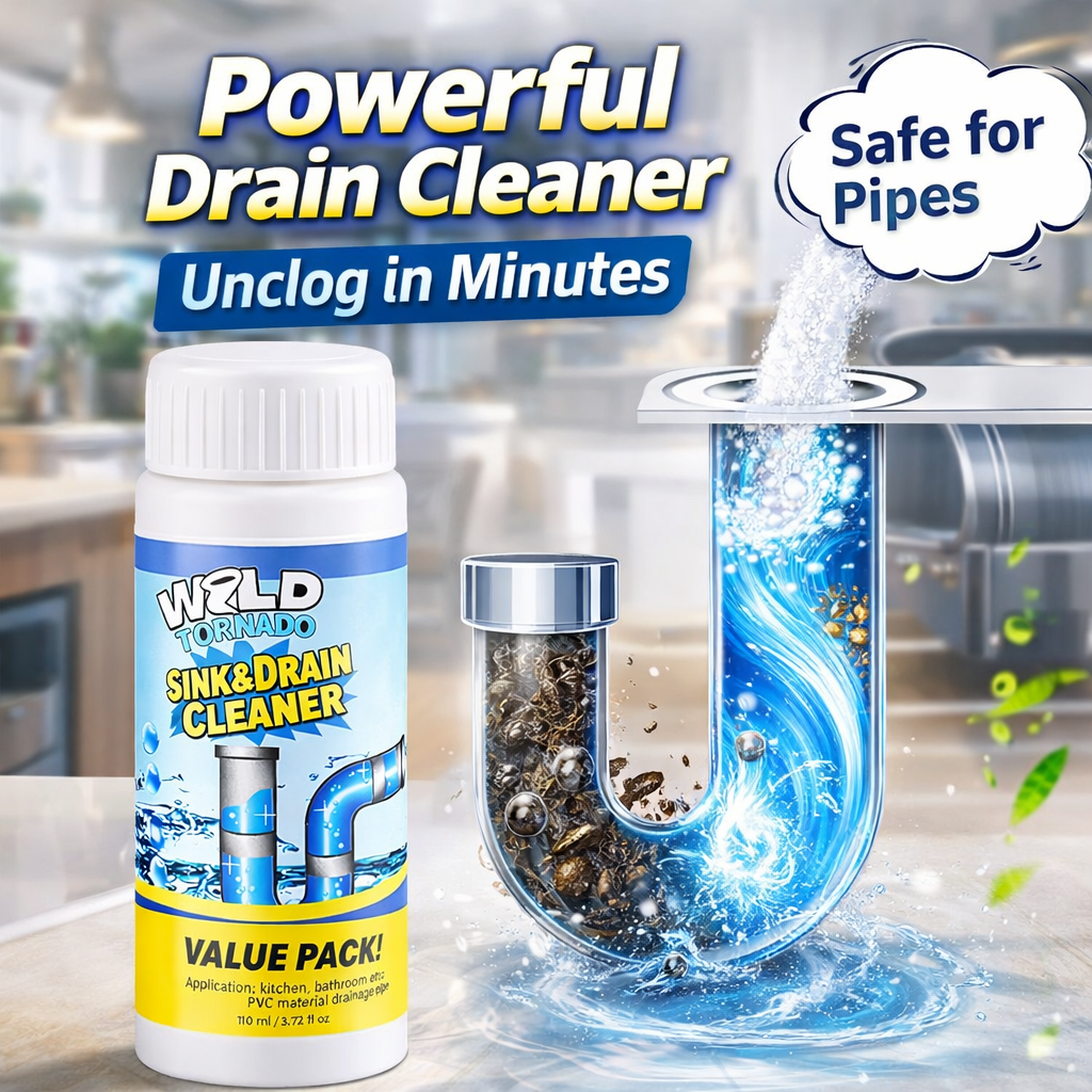 Vodlans™ Powerful Sink Drain Cleaner - All-Purpose Pipe Dredging Powder for Home