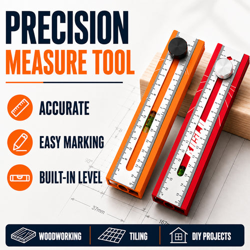 📏Vodlans™ 3-in-1 Measuring, Marking & Level Tool
