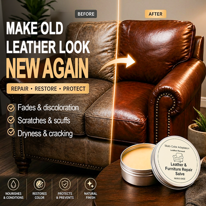 Vodlans™ Leather Repair & Restore Balm – Make Old Leather Look New Again
