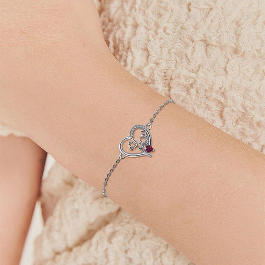 MOM Heart Bracelet