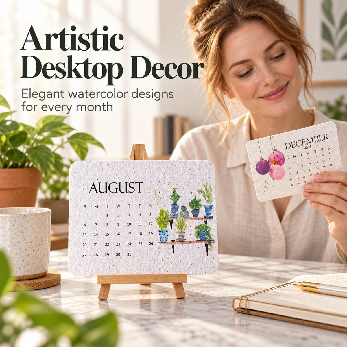 🌱 2027 Plantable Seed Paper Calendar — Use It, Then Grow It (OFFER)