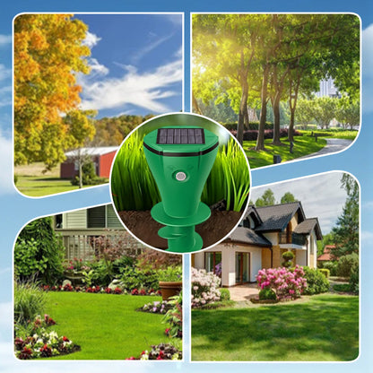 💥Hot Sale 50% OFF🌿Solar Powered Waterproof Screw Mole Repellent