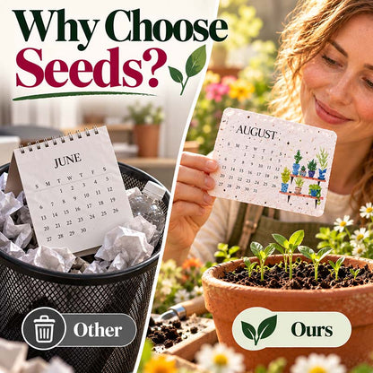 🌱 2027 Plantable Calendar – Use It. Plant It. Watch It Grow.