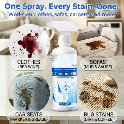 Vodlans™ Stain Remover Spray—Instant Multi-Surface Stain Fix for Clothes, Carpets & Furniture