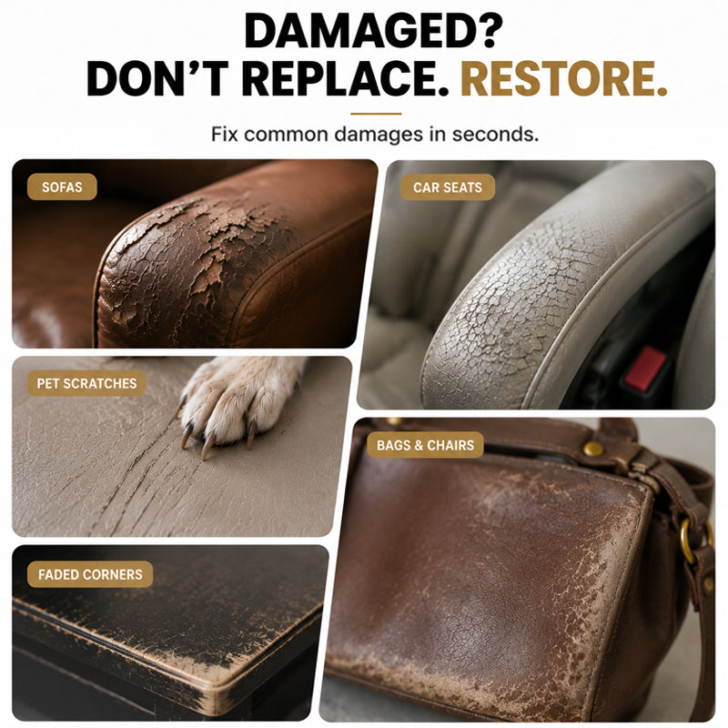 Vodlans™ Leather Repair Patch – Cover Scratches, Cracks & Peeling in Minutes