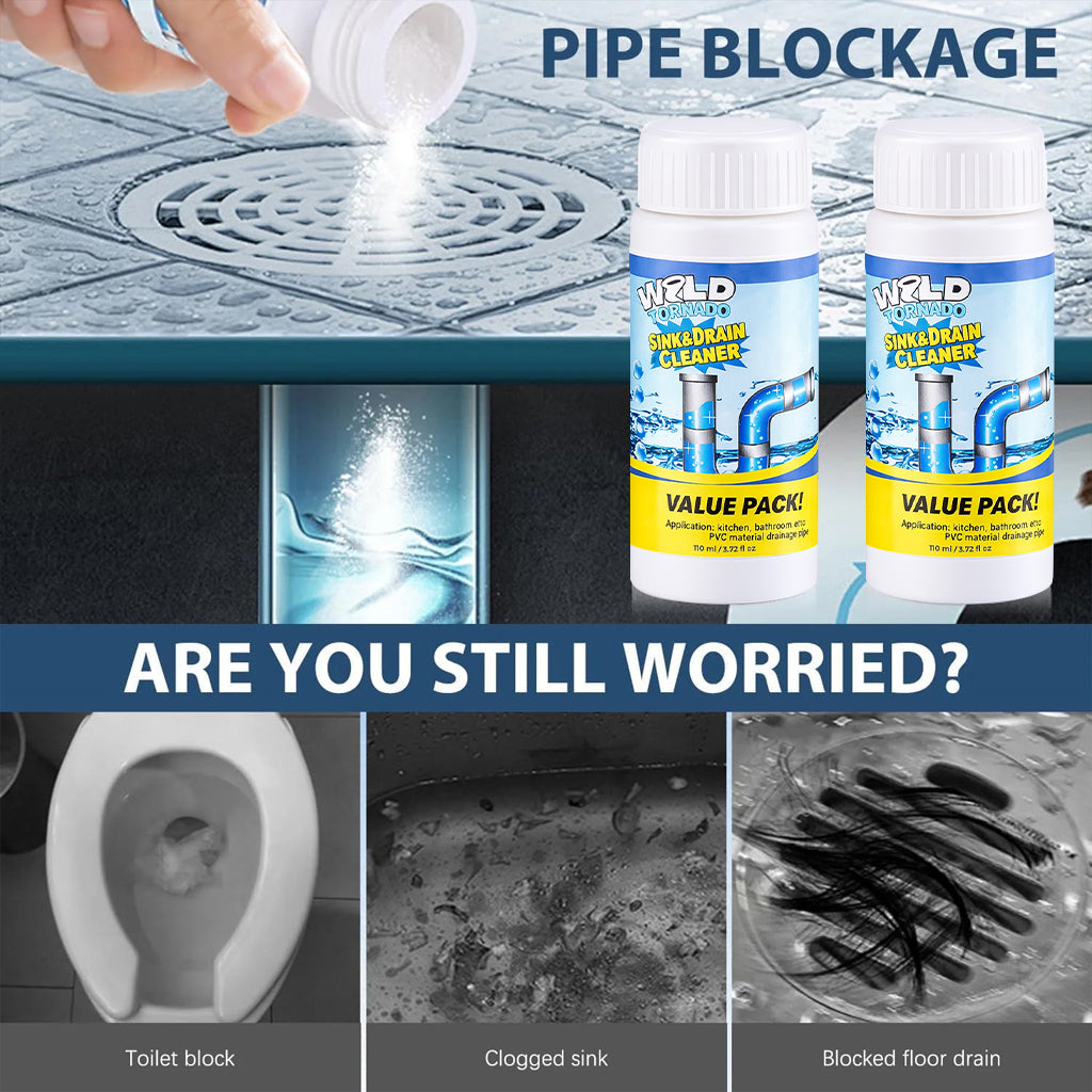 Vodlans™ Powerful Sink Drain Cleaner - All-Purpose Pipe Dredging Powder for Home