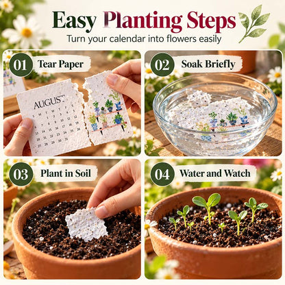 🌱 2027 Plantable Calendar – Use It. Plant It. Watch It Grow.