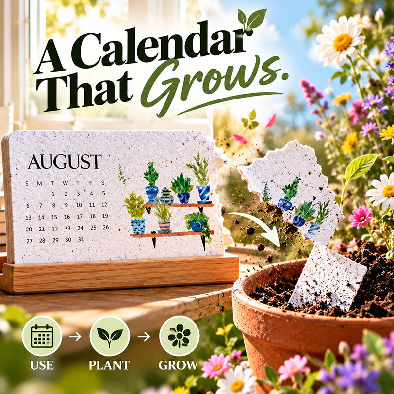 🌱 2027 Plantable Calendar – Use It. Plant It. Watch It Grow.