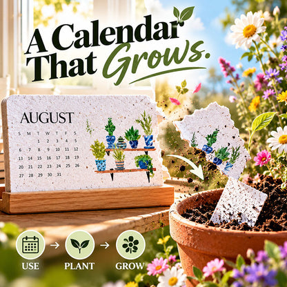🌱 2027 Plantable Calendar – Use It. Plant It. Watch It Grow.
