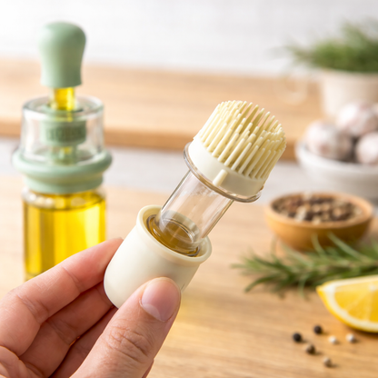Vodlan™ 2-in-1 Glass Oil Bottle with Integrated Brush — The Precision Squeeze-to-Baste Solution for Fresh-Separated, Mess-Free Cooking (Offer)