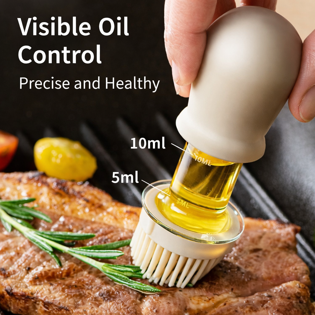Vodlan™ 2-in-1 Glass Oil Bottle with Integrated Brush — The Precision Squeeze-to-Baste Solution for Fresh-Separated, Mess-Free Cooking (Offer)