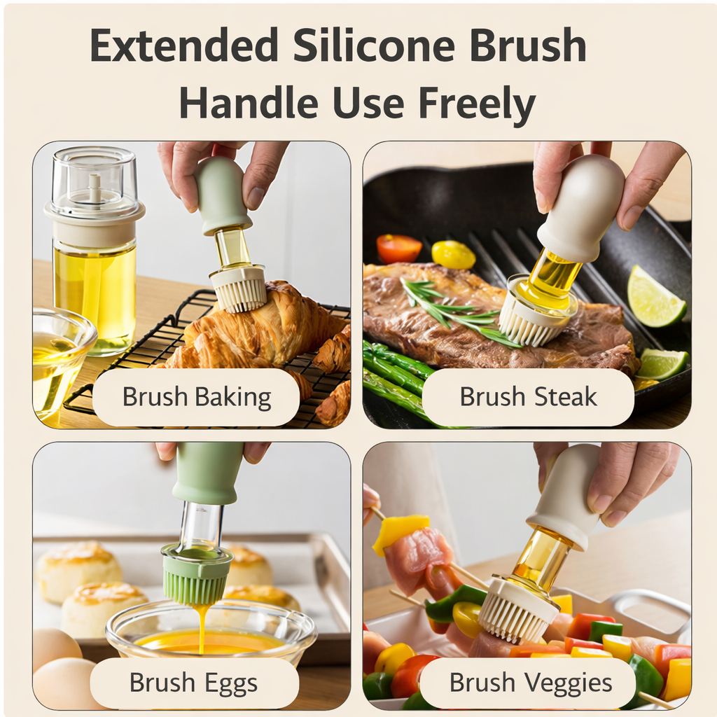 Vodlans™ 2-in-1 Oil Dispenser & Brush — Cook Smarter, Use Less Oil