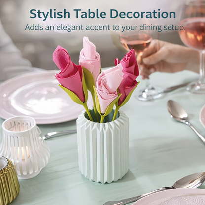 Vodlan™ BloomTwist™ 3-Second Rose Maker — Turn Ordinary Napkins into Table Art