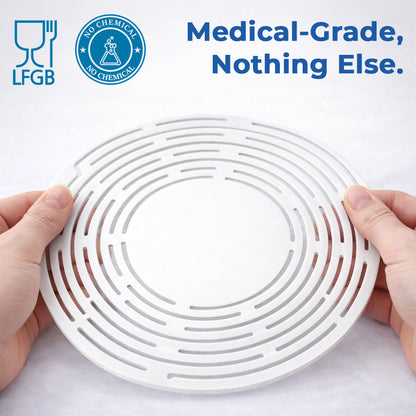 Vodlans™ 2-in-1 Silicone Hot Food Carrier & Heat-Resistant Trivet