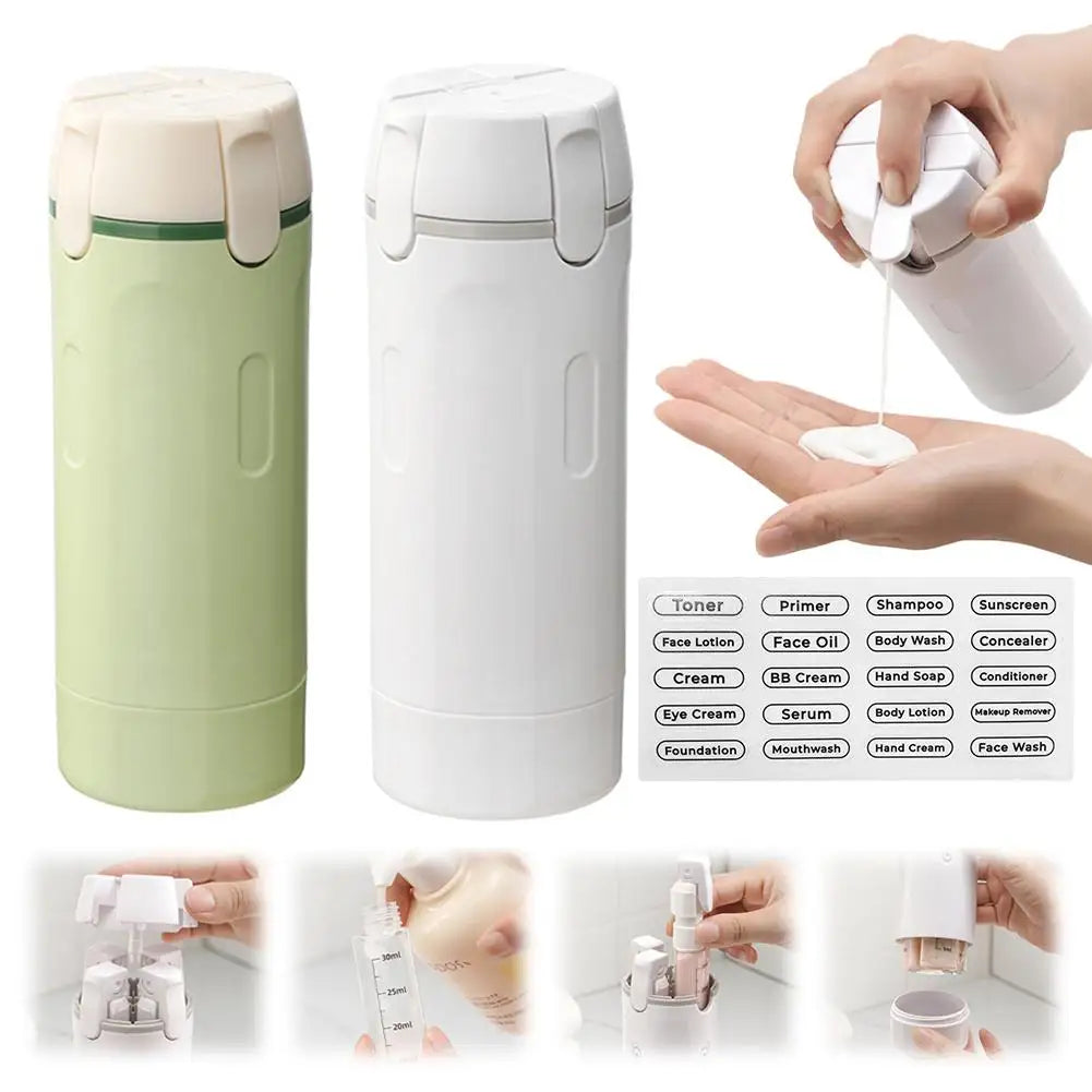 2 Bottles - WHITE & GREEN