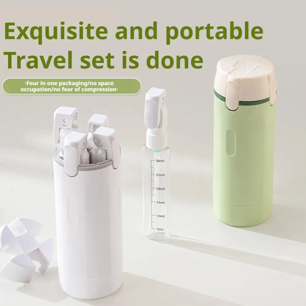 Vodlan™ Travel Dispenser - Carry 4 Essentials in 1 Bottle (OFFER)
