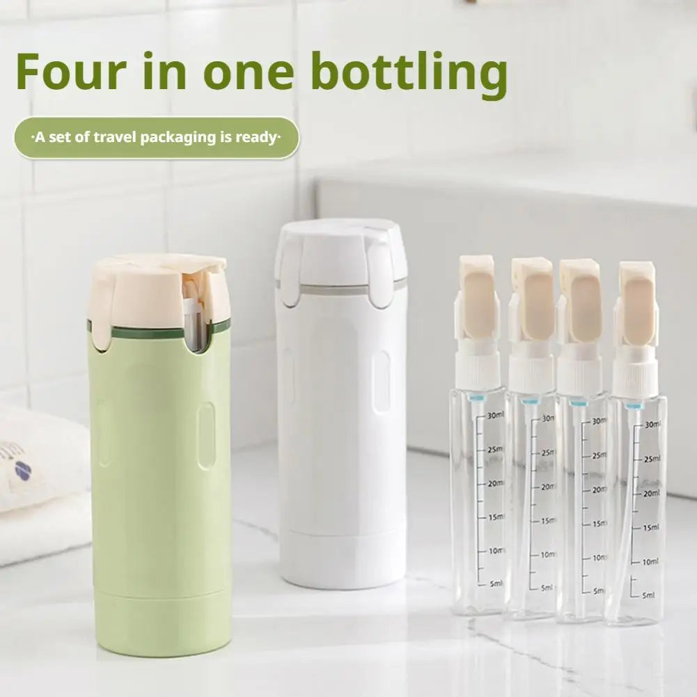 Vodlan™ Travel Dispenser - Carry 4 Essentials in 1 Bottle (OFFER)