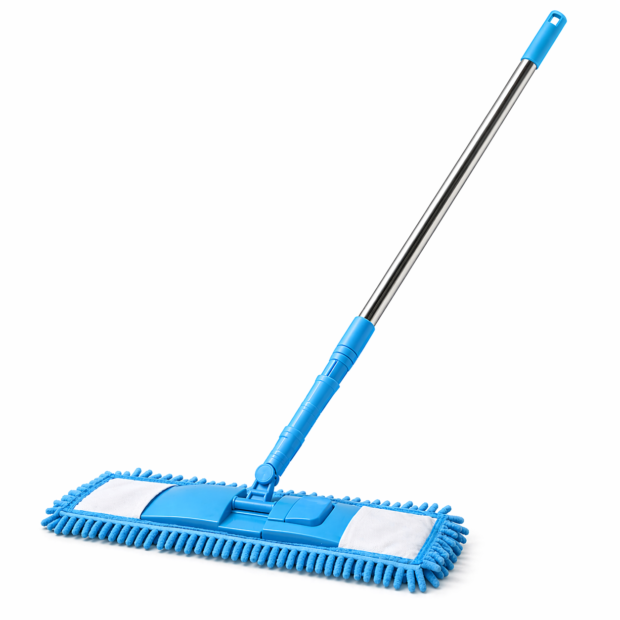 Vodlans™ Detachable Coral Fleece Flat Mop with Stainless Steel Handle