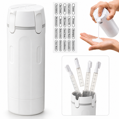 Vodlan™ Travel Dispenser - Carry 4 Essentials in 1 Bottle
