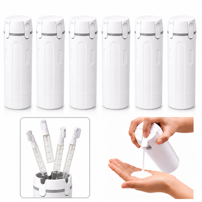 Vodlan™ Travel Dispenser - Carry 4 Essentials in 1 Bottle (OFFER)