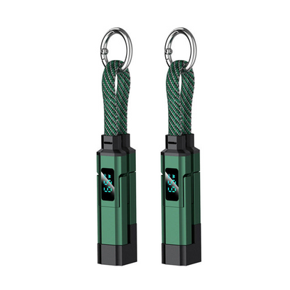 🔥HOT SALE 50% OFF🔥4-in-1 Digital Display Keychain Charging Cable
