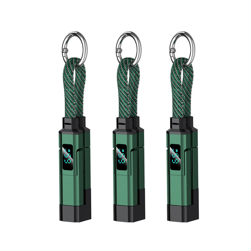 🔥HOT SALE 50% OFF🔥4-in-1 Digital Display Keychain Charging Cable
