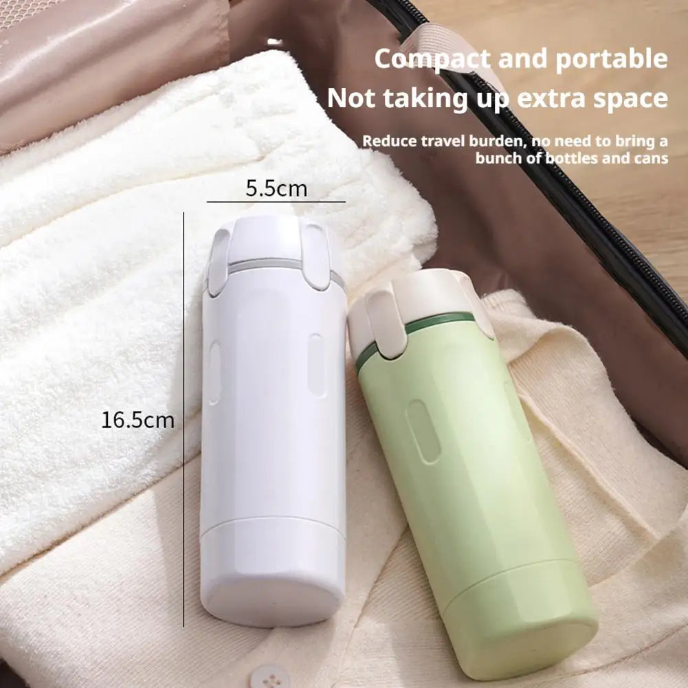 Vodlan™ Travel Dispenser - Carry 4 Essentials in 1 Bottle