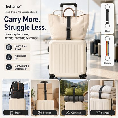 Theflame™ 3-in-1 Travel Strap for Moving & Camping