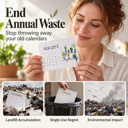 🌱 2027 Plantable Seed Paper Calendar — Use It, Then Grow It (OFFER)
