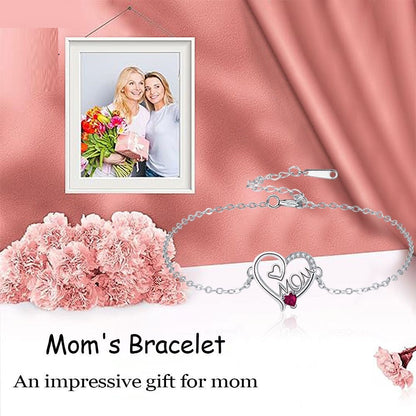 MOM Heart Bracelet